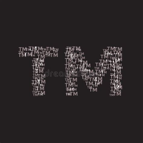 Abstract Infringement Symbol Of Trademark Stock Vector Illustration