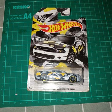 HW Hot Wheels Hotwheels 10 Ford Shelby GT500 Super Snake Camo Toys Collectibles Mainan Di