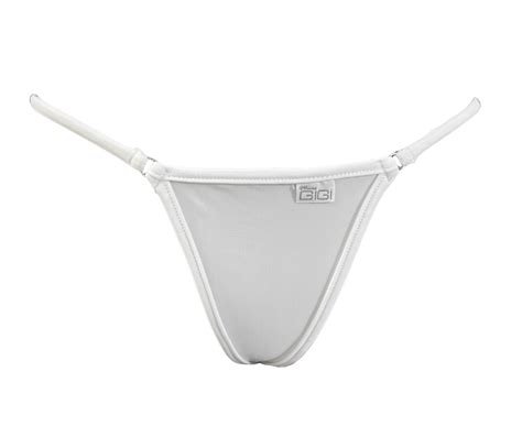 Angel White Mini Bikini Bottom Micro Gigi