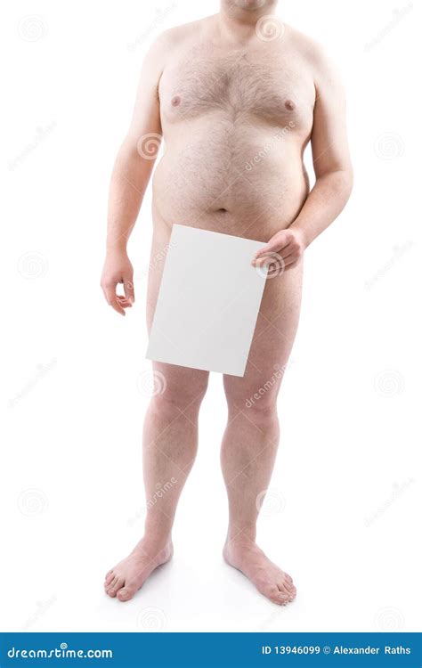 Naked Overweight Stock Image Image Of Lifestyles Build