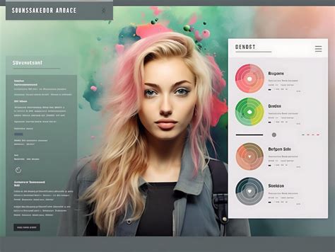 Premium Ai Image Professional Web Layout Design Concepts With Crazy