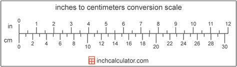 cm to Inches Conversion (Centimeters To Inches) - Inch Calculator | Cm ...