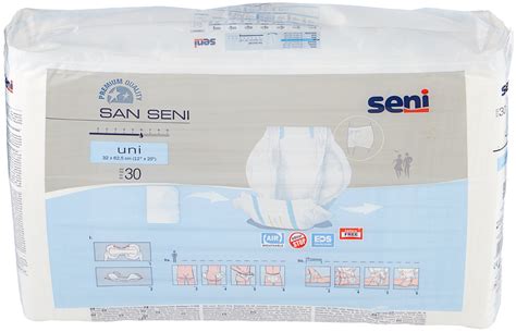 Подгузники для взрослых Seni San Seni Uni, 30 шт. — купить в интернет ...