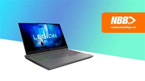 Bei Notebooksbilliger gibt's das Gaming-Notebook Lenovo Legion 5 zum ...