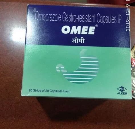 Omee 20 Capsule, ALKEM, 1*20 at Rs 80/stripe in Nagpur | ID: 27025002933