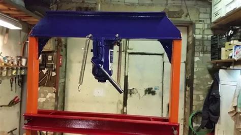 Вырубной пресс для металла своими руками