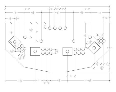 arcade cabinet layout