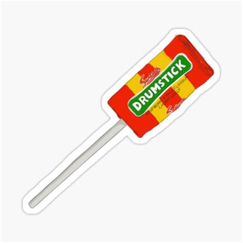 Drumstick Lolly Sticker For Sale By Catdb Redbubble