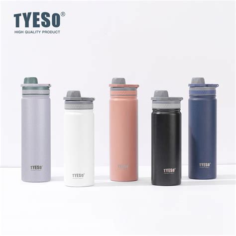 Original Tyeso Vacuum Flask Insulated Tumbler Hot And Cold Thermoflask Stainless Steel Water