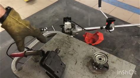 Дополнительный глушитель на бензиновый триммер своими руками - YouTube