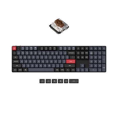 Keychron K Pro Hot Swappable Ultra Slim Custom Mechanical Keyboard RGB Full Size QMK VIA
