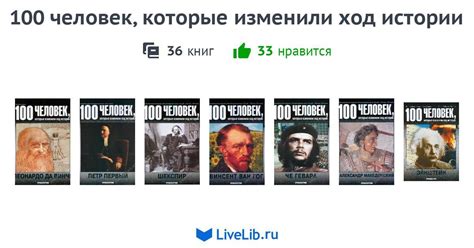 Серия книг «100 человек, которые изменили ход истории» — 36 книг