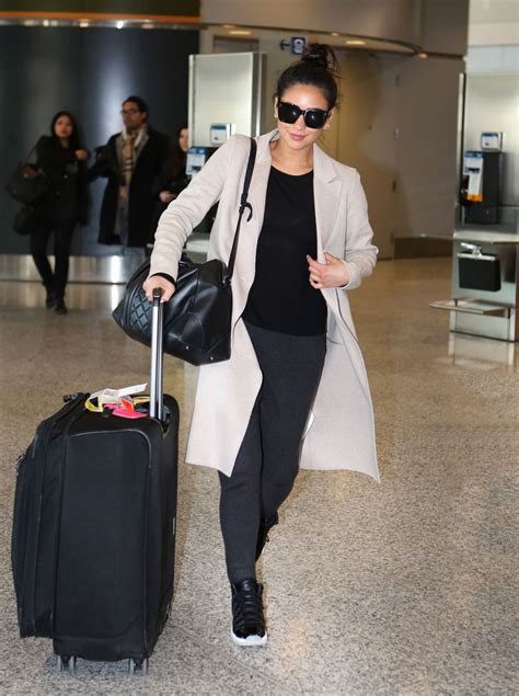 Shay Mitchell Airport Style - Toronto Pearson International Airport 2