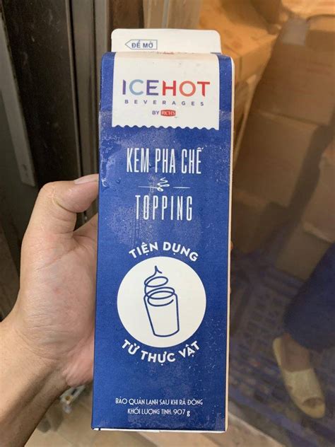 Kem Pha Ch Topping Ice Hot Viettuantea