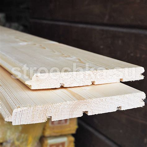 Вагонка штиль 14x120(128) мм сосна, ель сорт Экстра, длина 6 метров ...