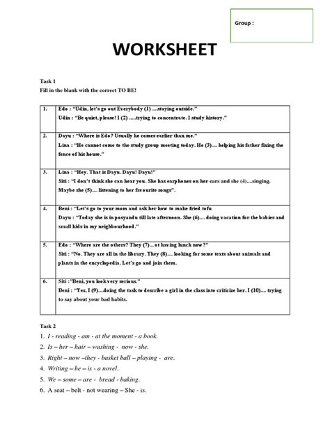 worksheet group