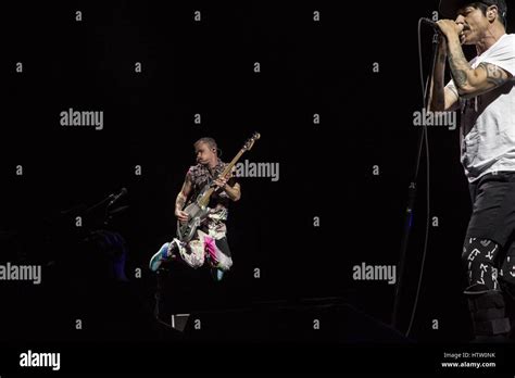 Red Hot Chili Peppers Perform On The Getaway World Tour At The Air Canada Centre In Toronto