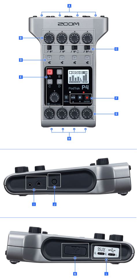 Zoom PodTrak P4 便攜Podcast錄音機 | URBAN TECH 最新智能產品專門店
