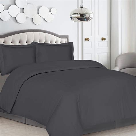 Ruvanti 100 Egyptian Quality Cotton Duvet Cover Set 3 Piece 200 Tc