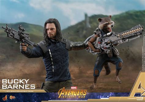 全新的機械手臂實在太帥啦 Hot Toys MMS 復仇者聯盟 無限之戰巴奇巴恩斯 Bucky Barnes 比例人偶作品