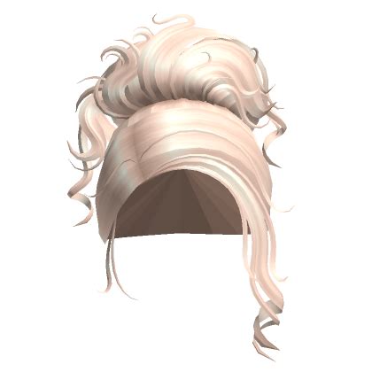 Light Blonde Messy Bun Roblox