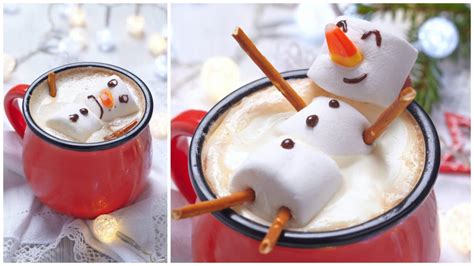 Marshmallow Snowman Hot Chocolate Kitchen Fun With My 3 Sons