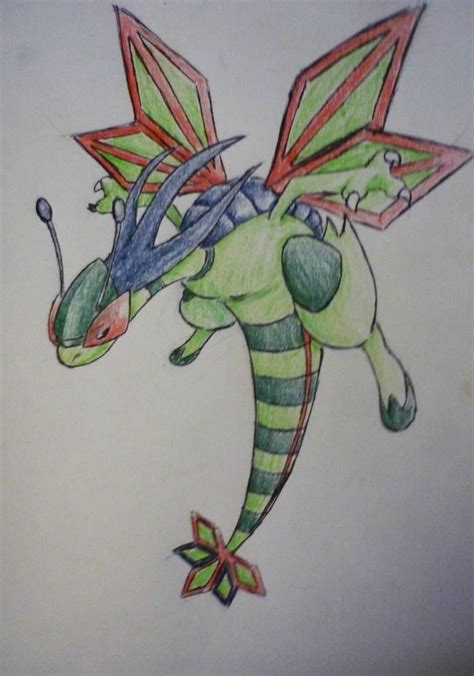 Mega Flygon Concept Art Rflygon