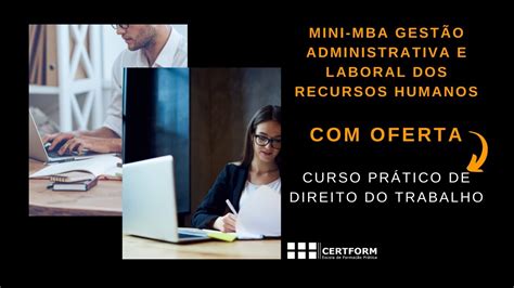 Mini-MBA Gestão Administrativa Laboral dos Recursos Humanos com oferta ...