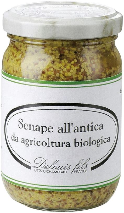 Senape all antica con semi interi DELOUIS Agricoltura biologica NaturaSì