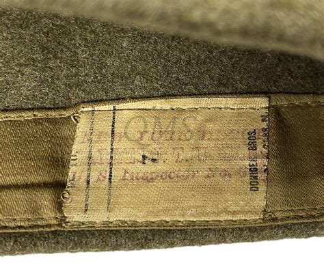 Us Ww1 Wool Overseas Wedged Cap Texas National Guard