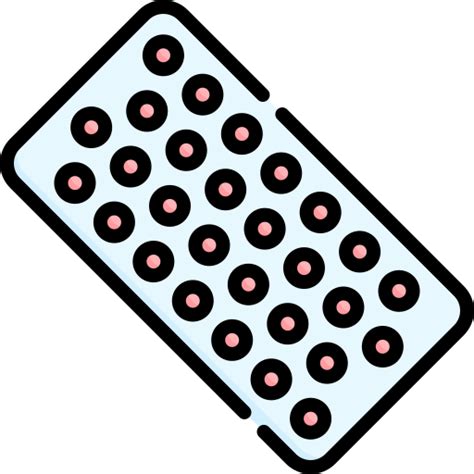 Contraceptive Pills Special Lineal Color Icon