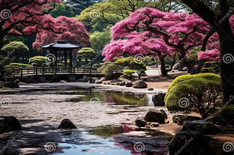 Shinjuku Gyoen Garden In Tokyo Japan Travel Destination Picture Stock