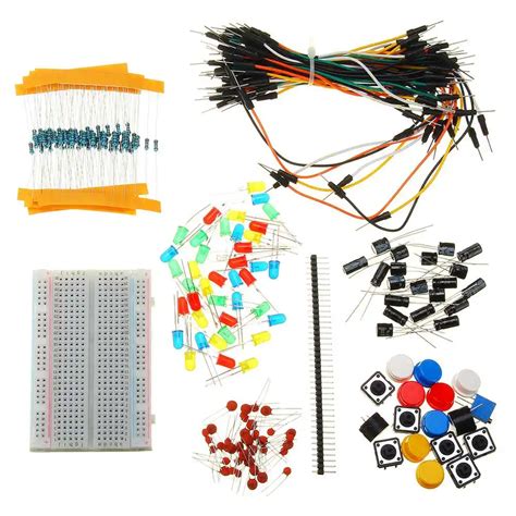 Buy Starter Kit For Arduino Resistor Led Capacitor Jumper Wires