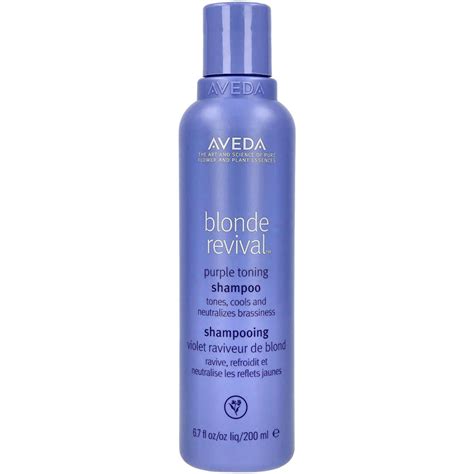 Aveda Blonde Revival Purple Toning Shampoo Oz Bottle For Brightening Neutralizing Brassy