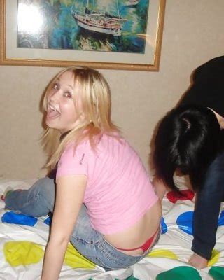 Playing Twister Upskirt Nude And Downblouse Porn Pictures XXX Photos Sex Images PICTOA