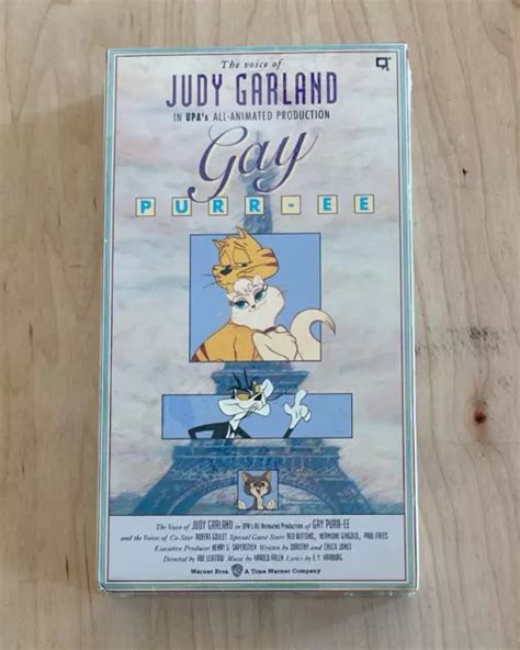GAY PURR EE Sealed VHS Animated Musical Judy Garland Sings Robert Goulet PicClick UK