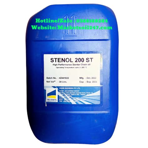 Dầu Xích Chịu Nhiệt Molygraph Stenol 200 ST - ( Chain Oil ) trong 2024