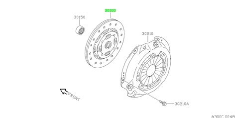Buy Genuine Nissan 3010091P00 (30100-91P00) Disc Assembly, Clutch ...