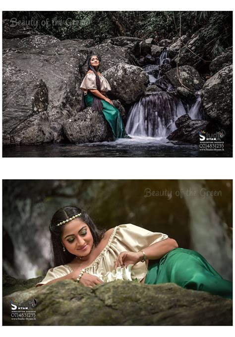 Dilini Lakmali Hot Photoshoot In Green Dress