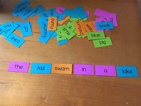 Sentence Making Using Words