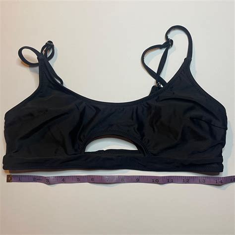 Cute Black Bikini With Cutouts Brand New Just Depop