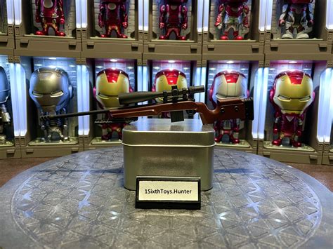 Dc Dawn Of Justice Bvs Hot Toys Scale Mms Special Edition Bonus Batman Sniper Rifle Gun