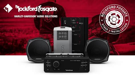 Rockford Fosgate Stage 2 2 Speaker Stereo System Kit Hd9813sg