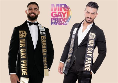 Mr Gay Pride España Francisco José Alvarado y Mr Gay Pride España Cándido Arteaga