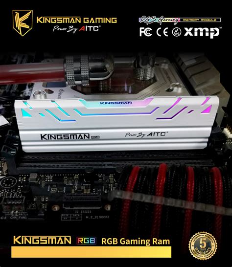 Aitc Kingsman Gaming Rgb Ram Ddr4 8gb 3200mhz For Desktop Pc Buy