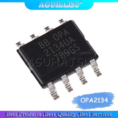 10pcs Opa2134 Opa2134ua Sop 8 High Performance Audio Operational