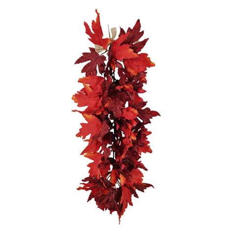Fall Garland Maple Leaf Hanging Vine Garland Artificial Autumn Foliage