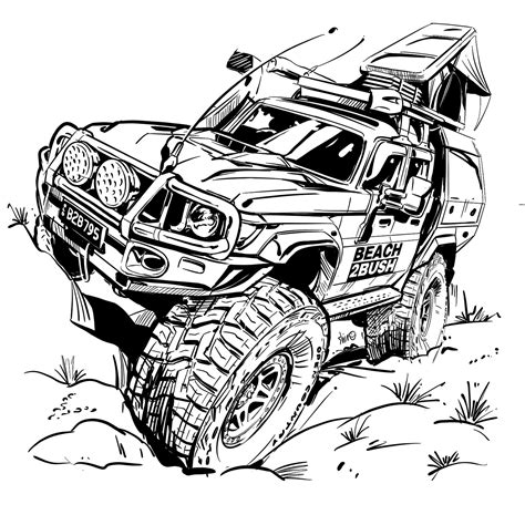 Land Cruiser Coloring Pages [2025]