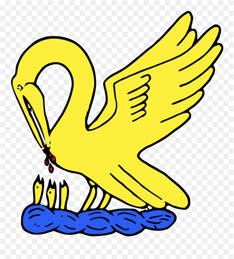 Pelican Piety Heraldry Clipart 5405155 Pinclipart