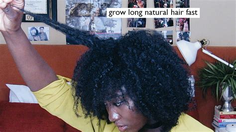 How To Grow Long And Healthy Natural Hair Fast Tips And Secrets Youtube